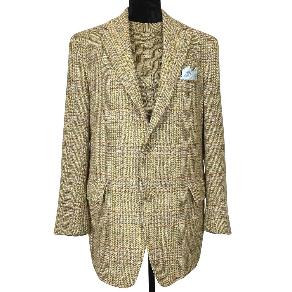 EUC - Vintage Donegal Mist Irish Wool & Cashmere Tweed Blazer